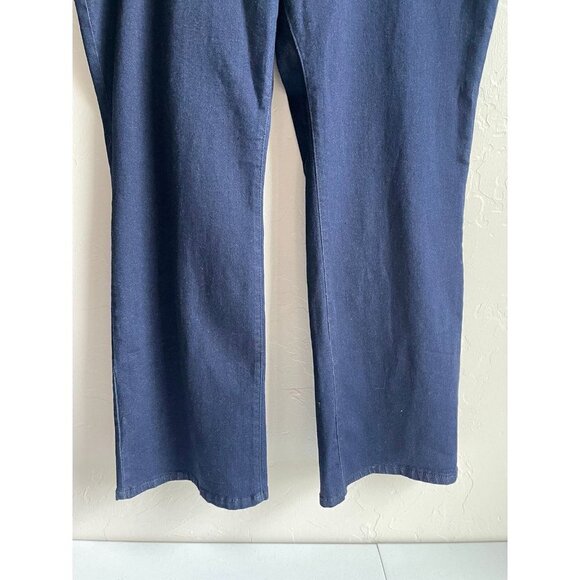 New! Avenue Bootcut Dark Denim Jeans Size 26 Dark Wash 1432 Stretch Denim - Picture 6 of 7